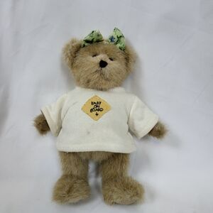Boyds Bears Ima Late‎ With Baby On Board 9" Light Brown Collectible Bear Vintage